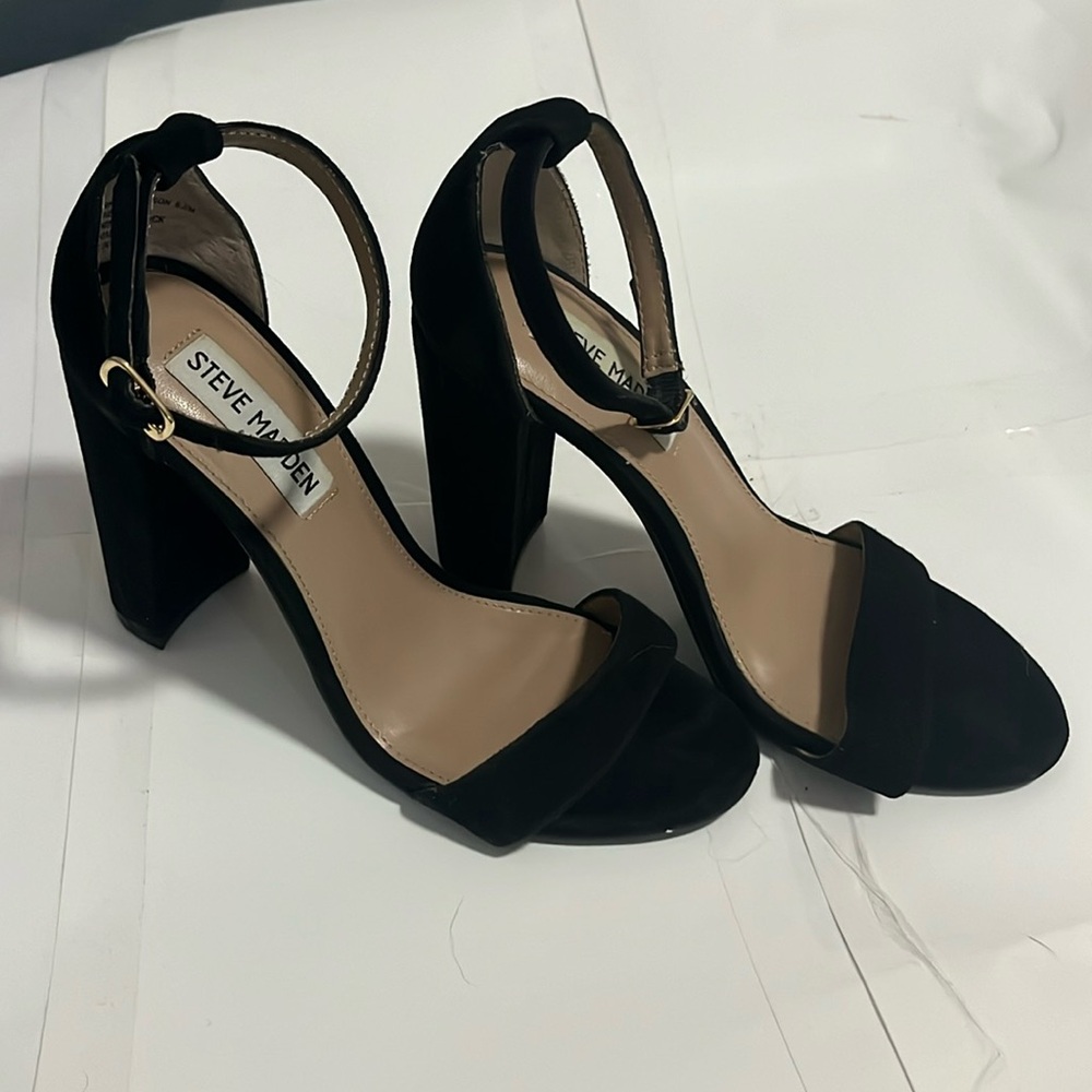 Steve Madden 4” Black Heels